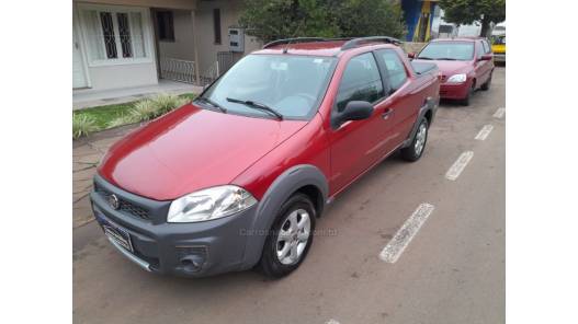 FIAT - STRADA - 2013/2014 - Vinho - R$ 59.900,00