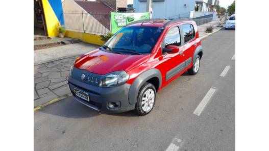 FIAT - UNO - 2011/2012 - Vermelha - Sob Consulta
